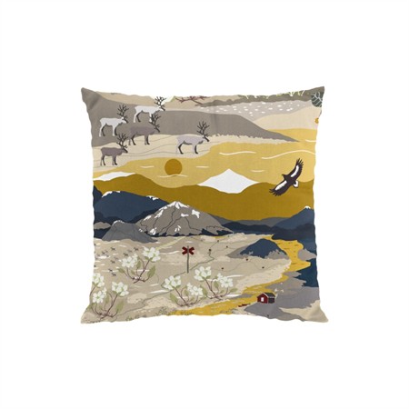 Kuddfodral Fjällvandring Gul