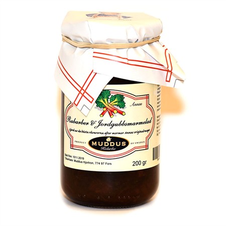 Rabarber & Jordgubbsmarmelad 200g